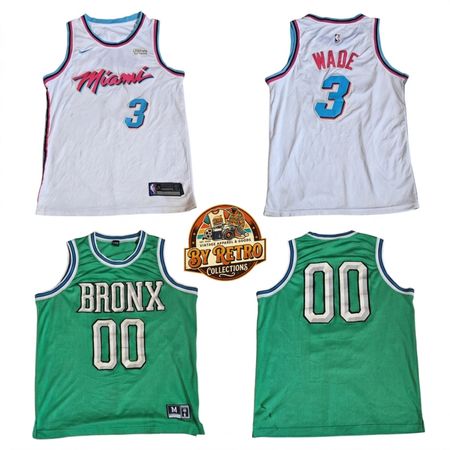 Vintage NBA & Basketball Tank Tops Bundle (Dwyane Wade, Derrick Rose)