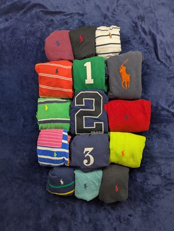 Ralph Lauren polos mixed bundle 15pcs