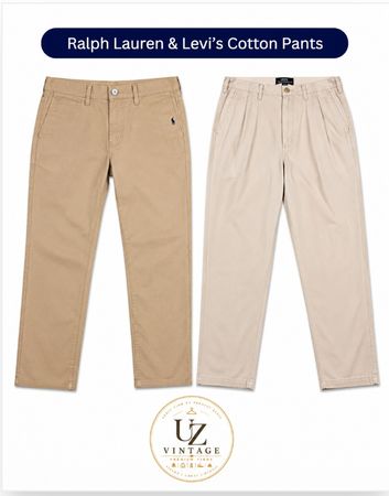 Ralph Lauren & Levi,s Cotton Pants