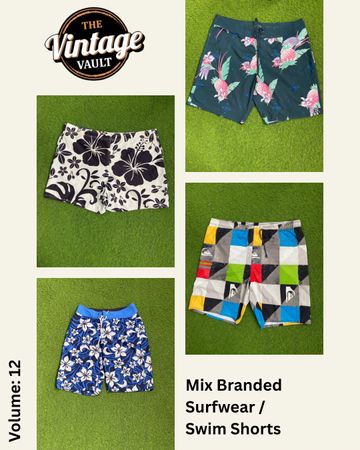 Vêtements de surf de marque / Shorts de bain, y compris Billa Bong, Quick Silver, Hurley et autres, Volume-12, 20 pièces