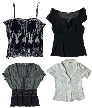 2000s Club-Girl x Y2K Top: TT-334