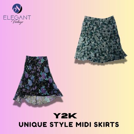 Y2K Unique Style Midi Skirts - EV1369