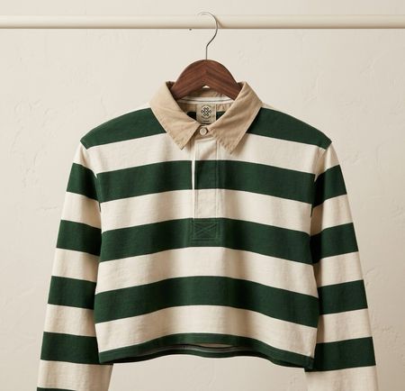 Upcycle Rugby Crop Top (Dv-10-38)