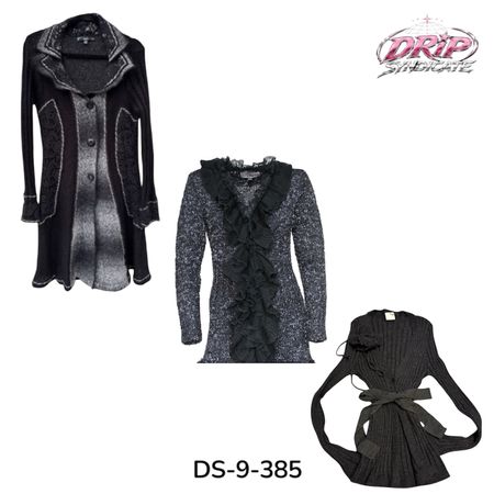 Cardigan ouvert chic pour un look superposé (DS-9-385)