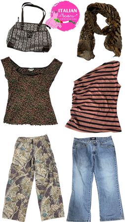 lot mixte chic quotidien y2k