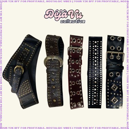Y2K Retro Archival Belts