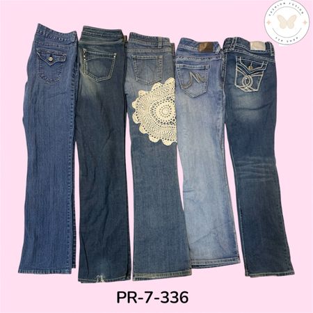 Women's Washed Embroidered Flared Jeans – Fashion Denim (PR-7-336)