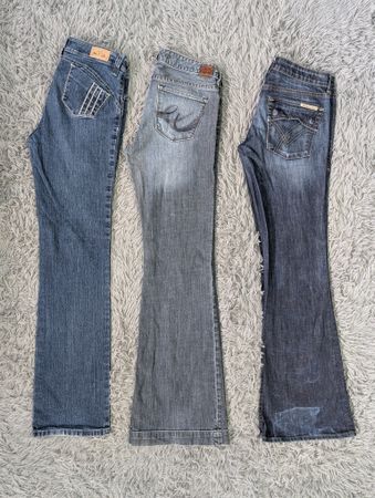 ***Y2K Unique Embroidered Flare Jeans