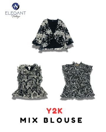 Y2K Mix Blouse - EVM2109