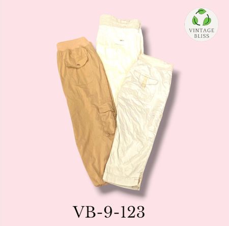 Y2K Vintage Cargo Capri Pants Wholesale Bundle (VB-9-123) 10 piece