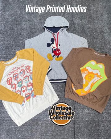 🔴 Sweats à capuche imprimés Vinatge - (10/10)
