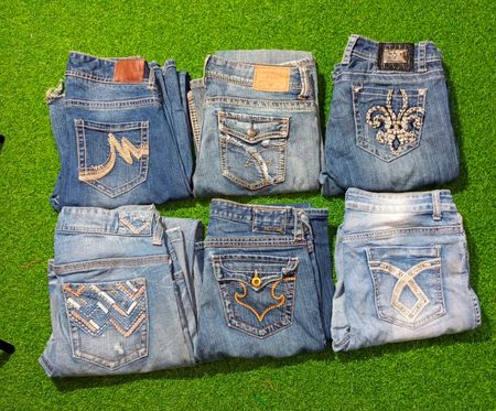 L.A.IDOL USA. AND OTHER MIX BRANDS JEANS  (B 125)