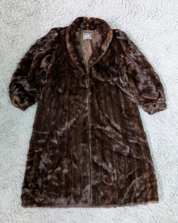 ***Y2K Long Fur Trench Coats – Retro Fashion