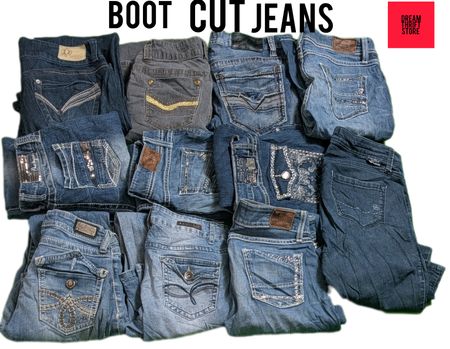 BOOTCUT DESIGNER JEANS BRAND'S INCLUDED DEMOCRACY,LEI,ETC