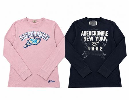 Hollister and Abercrombie & fitch full sleeve tee shirts