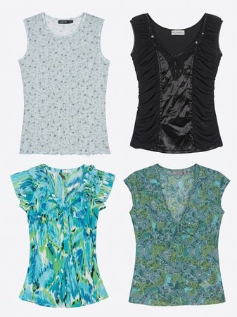 Y2K tops 12 pcs