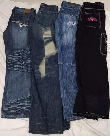 Y2K bootcut jeans with amazing different styles