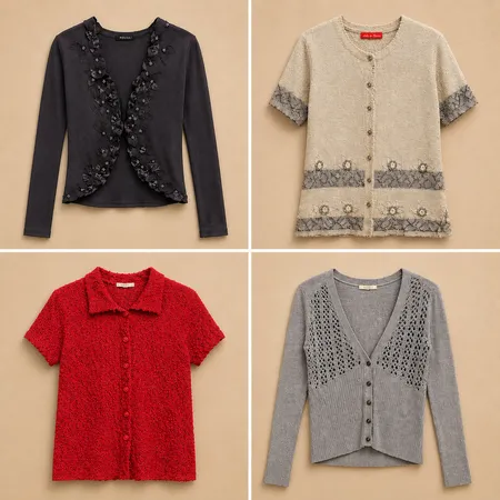 Style de tricot Y2k Mix