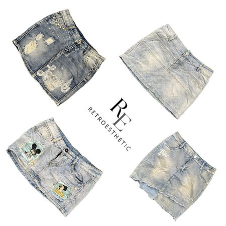 SAIA MINI DE JEANS Y2K NYC IT GIRL RE-3750