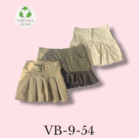 Y2K Vintage Mixed Skirt Wholesale Bundle Assorted Styles (VB-9-54) 10 piece