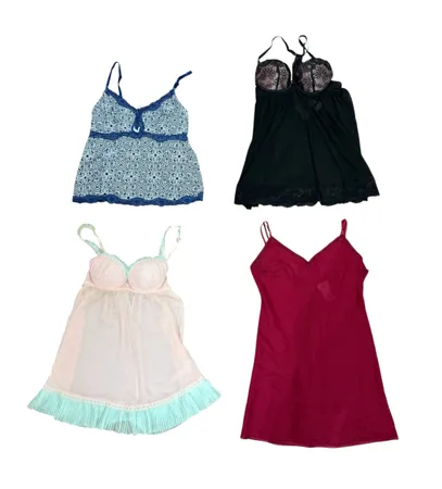 Y2K Silk Cami Nighties 10 pcs At 1449