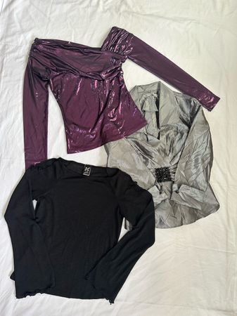 Y2K Long Sleeve Top Blouse B # 314