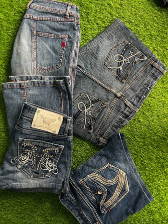 Apple bottoms &other maix brands mini shorts & skirt & beags BN 09