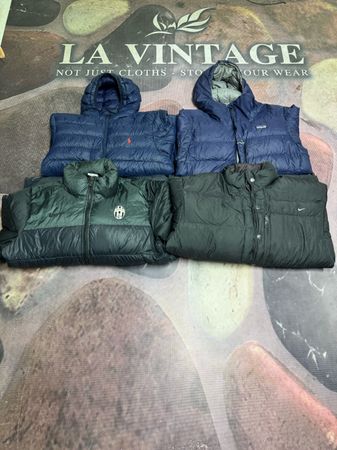 Men’s puffers polo Nike Patagonia vintage fresh drop