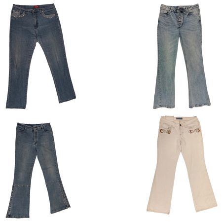 Jeans decorados Y2k