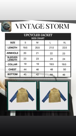 Upcycled Denim Corduroy Patch Jacket
