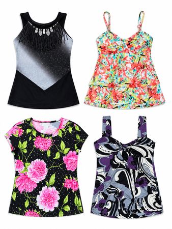 Y2K Basic Tops 10 pcs At 1545