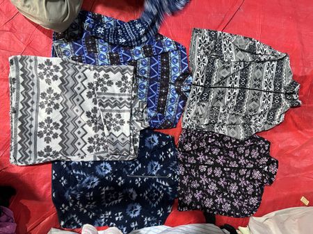 Mixed Crazy Fleece Jackets Vintage