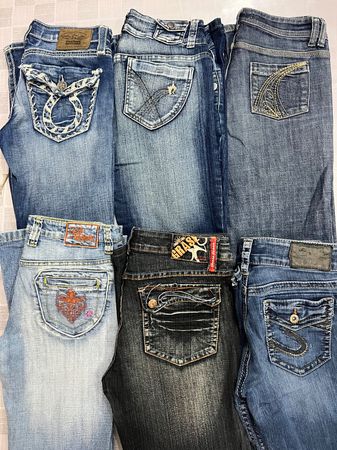 R764 Y2k Flared Denim Jeans