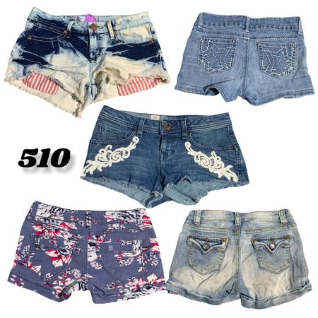 Y2k Sexy Shorts (Brands)Abercrombie  & Fitch , Amethyst, American eagle & Aeropostale etc #510.