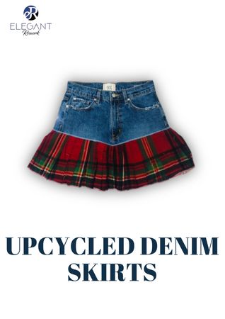 Upcycled Denim Skirts - EVR0283