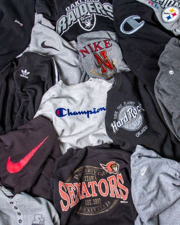 Mix branded sweatshirt Crew neck