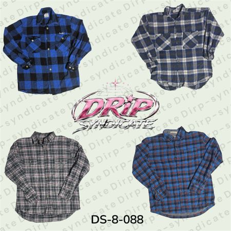 Chemise en Flanelle Épais Premium – Confort Robuste pour un Port Quotidien (DS-8-88)