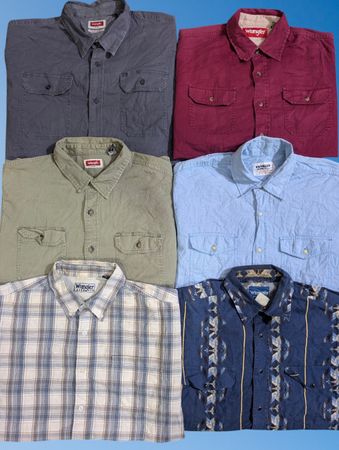 🔹Premium ⚜️ wrangler button up shirt