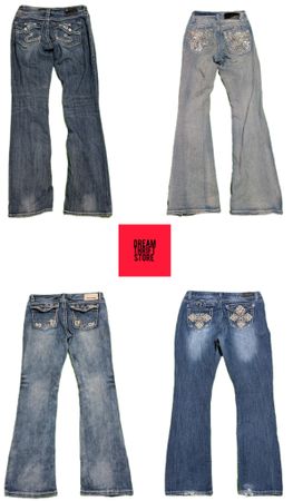 DESIGNER WOMEN'S BOOTCUT JEANS BRAND'S INCLUDED WRANGLER, SEXY COUTURE,ETC