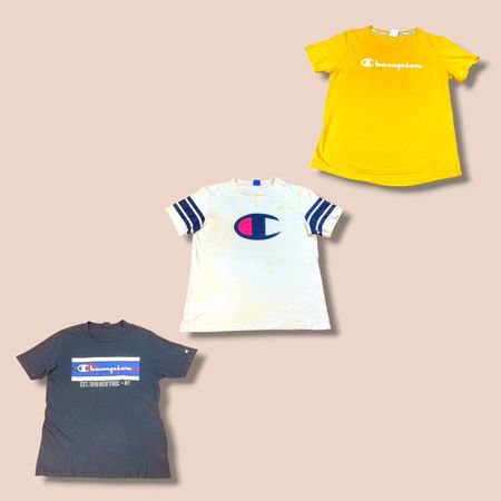 Camisetas de gola redonda Champion