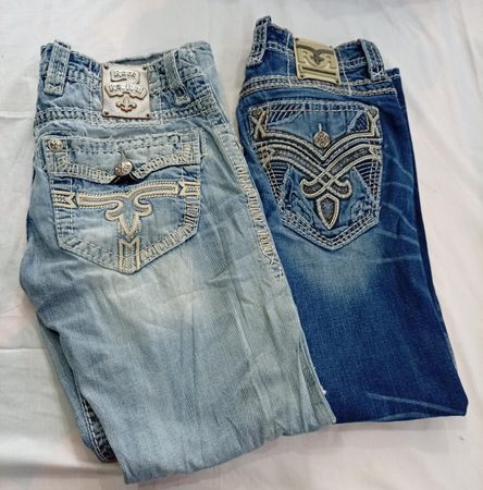 CR12090 VINTAGE ROCK REVIVAL MEN’S JEANS