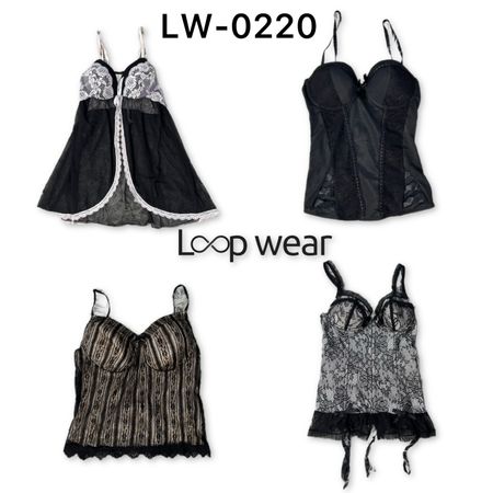 Y2K Lingerie Core Lace Bustiers & Corset Tops