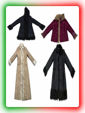 Vintage Afghan coats ten pcs bundle(Af-18)