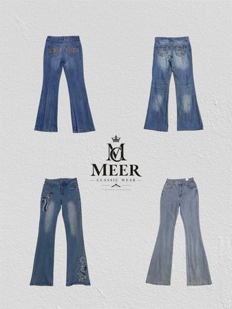 Y2k Style fared jeans