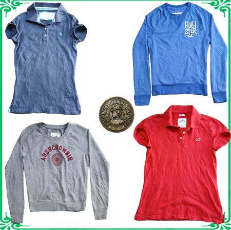 BEST DEAL OFFER: Abercrombie Hollister Ralph Lauren Y2K Ladies Tops vintage fashion lott,