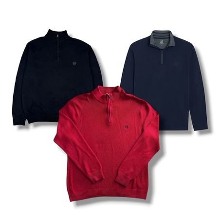 Chaps & nautica 1/4 zips vintage sweaters (144)