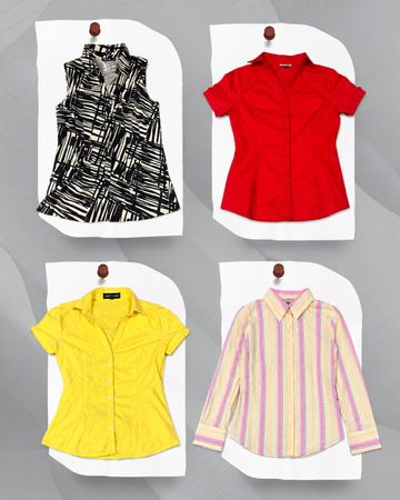 Y2K Office Blouses
