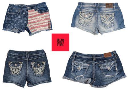 DESIGNER WOMEN'S Y2K INSPIRED SEXY SHORTS BRANDS INCLUDED ZANDI,ETC