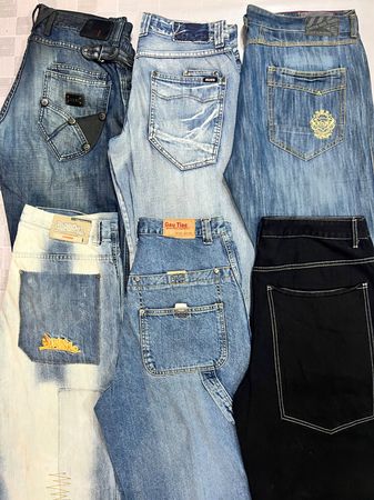 R754 Pantalons courts baggy Hip Hop pour hommes