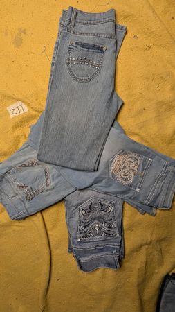 Y2K beautiful boot cut jeans 112